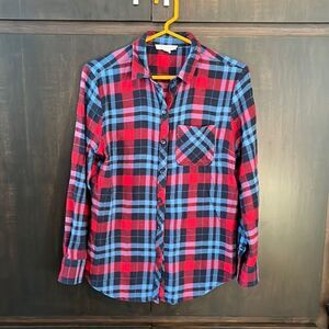 BeachLunchLoung Plaid Flannel Shirt